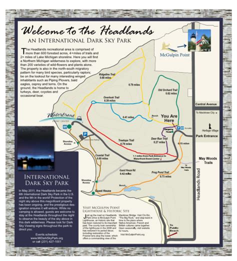 Mackinaw City Michigan Hiking And Bicycle Trails Mackinaw City