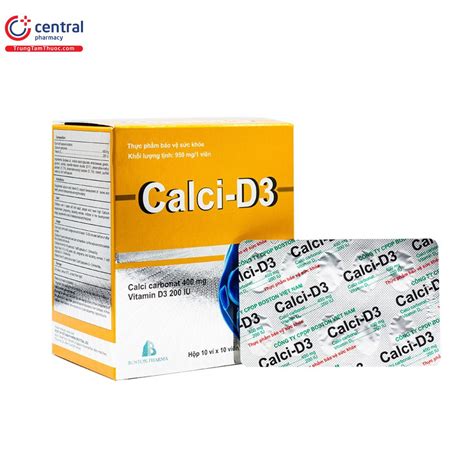 Thuốc Calci-D3 Boston giúp bổ sung calci và vitamin D cho cơ thể