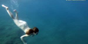 Tenerife Underwater Swimming Hot Ginger Tnaflix