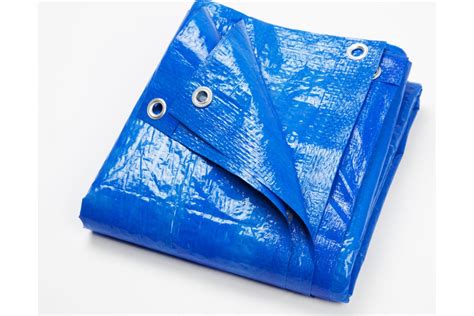 Тент универсальный укрывной с люверсами 4х6 м, 75 г/кв.м, полипропилен ...