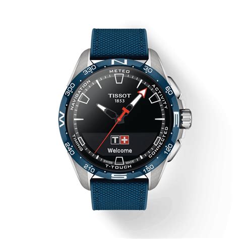 Tissot T T Touch Connect Solar Titanium Blue