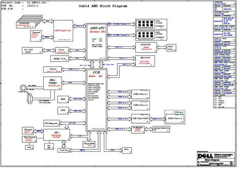 Schemat Dell Inspiron M R Wistron Dne Amd Pwb F G