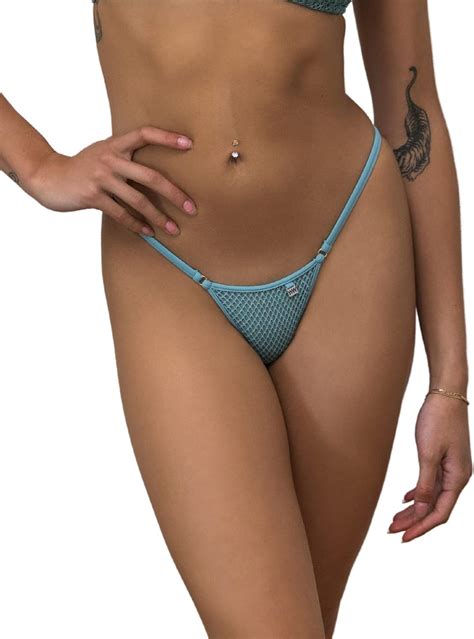 Amazon Wicked Weasel Sexy Helix Thong Bikini Bottom Clothing