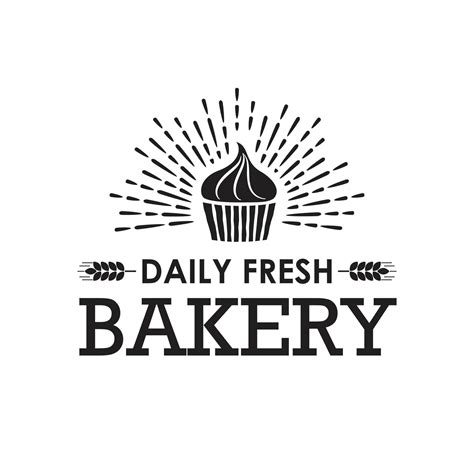 Bakery logo in flat style. bakery black white emblems. 20615788 Vector Art at Vecteezy