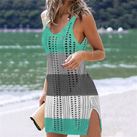 Becloth Swimsuit Cover Ups For Women Print Crochet Beach Swimsuit Cover