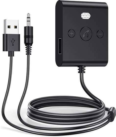 Amazon.com: Bluetooth 5.3 Aux Car Adapter, SONRU Bluetooth Receiver for