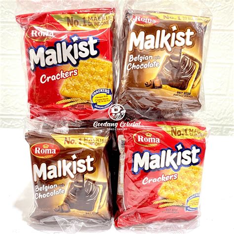 Jual Roma Malkist Crackers Coklat Abon Renceng Renceng Isi Pcs