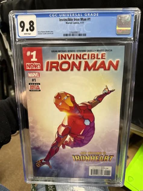 MARVEL COMICS INVINCIBLE Iron Man 1 CGC 9 8 Riri Williams Ironheart