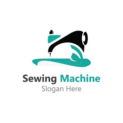 Sewing Machine Logo Design Concept Tailor Sewing Vector Fashion