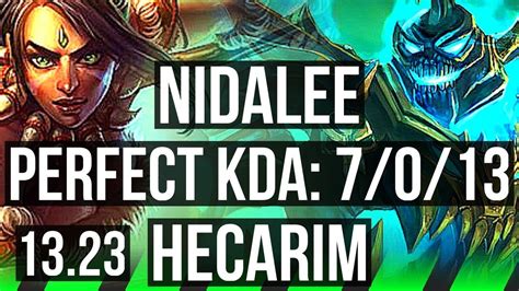 NIDA Vs HECA JNG 7 0 13 Comeback 1 7M Mastery Godlike KR