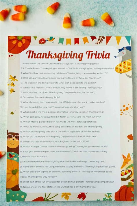 Thanksgiving Fun Facts Printable - Printable Word Searches