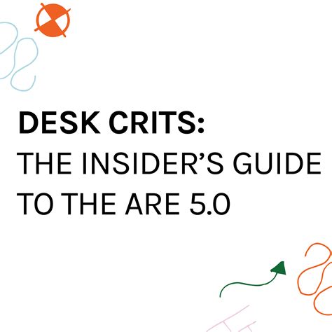 Desk Crits: The Insider's Guide to the ARE 5