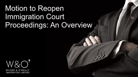Motion to Reopen Immigration Court Proceedings: An Overview