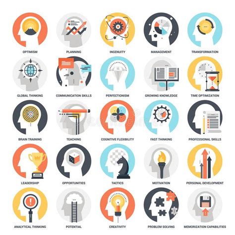 Personal Skills Icons Photo About Idea Abstract Brain Business