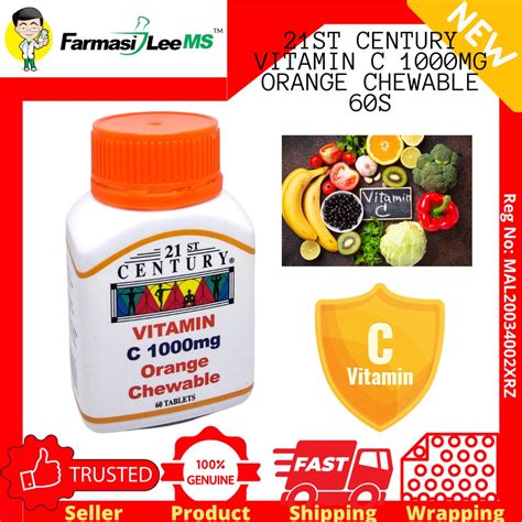 St Century Vitamin C Mg Orange Chewable S Exp