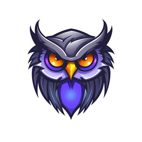 Ai Generated Owl Esport Logo Art Illustrations Png