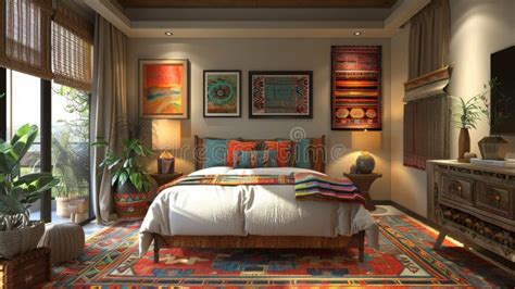 Desert Inspired Bedroom A Southwestern Style Bedroom Featuring