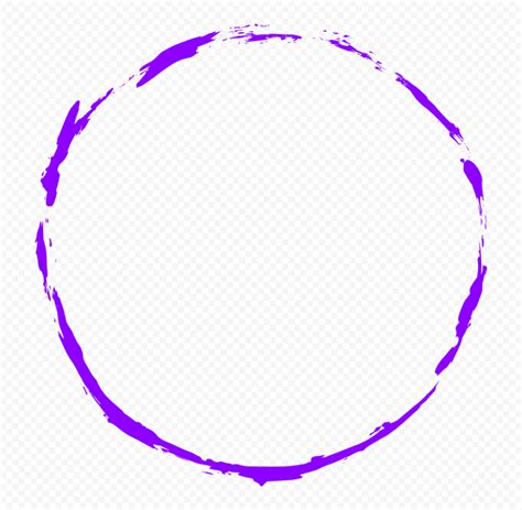 Grunge Circle Purple Frame Border Png Citypng