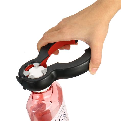 6 in 1 can opener multi purpose screw cap bottle openers jar lid grip ...