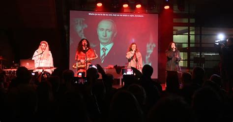 Russian Punk Band Pussy Riot Detained In Switzerland Over Anti War Graffiti POLITICO