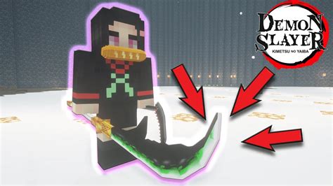 Minecraft Demon Slayer How To Craft Secret Swords Youtube