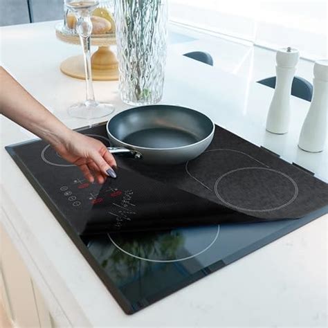 Amazon HomeMakers Translucent Induction Hob Protector Mat Large