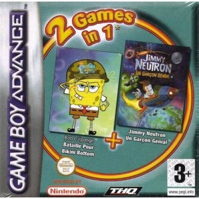 Jeux En Jimmy Neutron Et Bob L Ponge Bikini Bottom Ga Jeu Occasion Pas Cher Gamecash