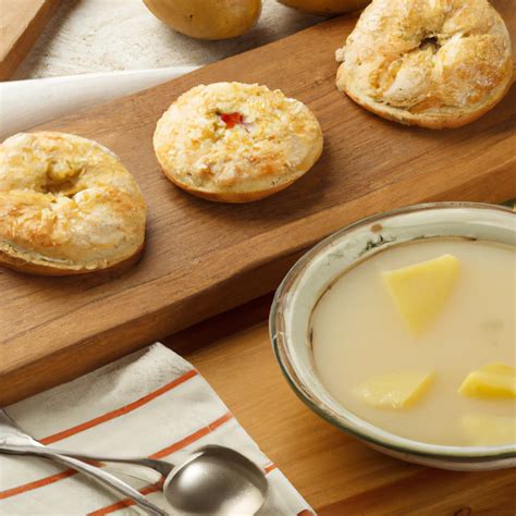 Recipe For A Potato Soup With Flaky Potato Knish By Dawns Recipes