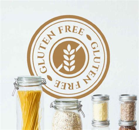 vinilo decorativo de comida celiacos sin gluten tenvinilo