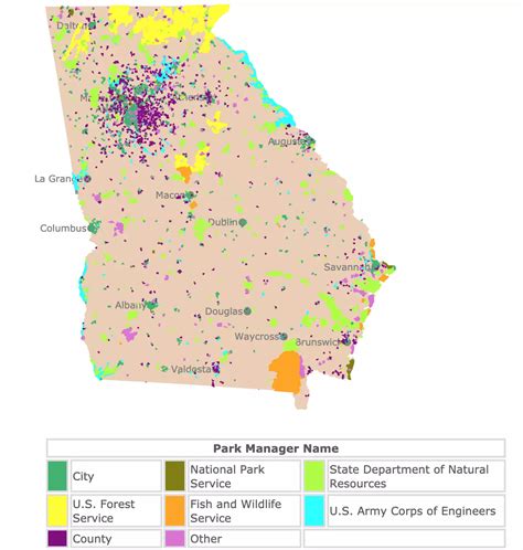 Interactive Map Of Georgia Parks