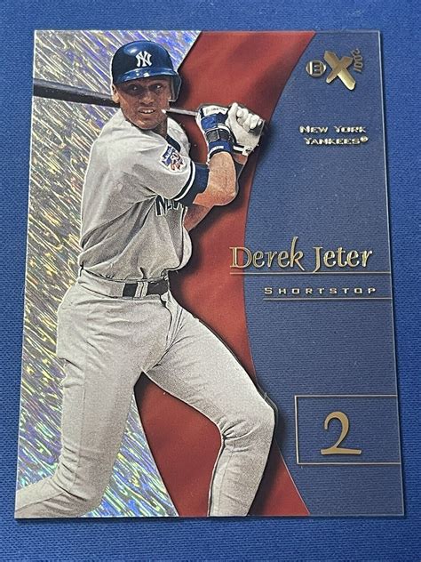 Fleer Skybox Ex Derek Jeter Acetate Card New York Yankees