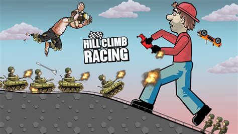 Hill Climb Racing 2 Attack On Giant Bill Newton Funny Moment Youtube