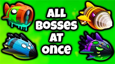 Can We Beat All The Bosses At Once Btd6 Boss Rush Youtube