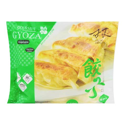 Frozen Vegetable Gyoza 10 X 600g Twin Dragon