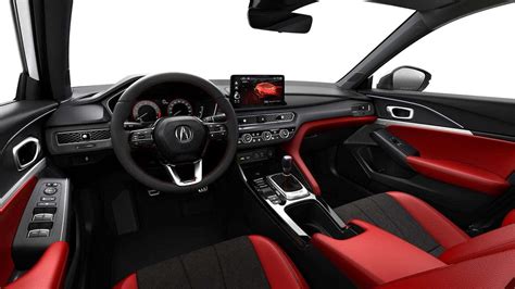 Acura Integra Black Exterior Red Interior