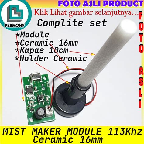 Jual Modul Kabut Fogger Mesin Kabut Mm Khz Komplit Diy Mist Maker