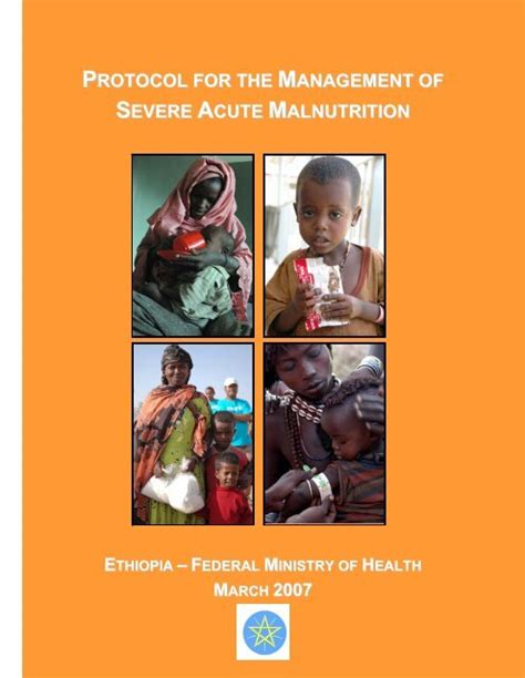 Protocol For The Management Of Severe Acute Malnutrition Unscn