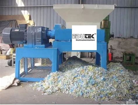 Double Shaft Plastic Waste Shredder Machine Capacity 200 Kghr At Rs