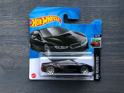 BMW I Roadster Black Mattel HOT WHEELS Roadsters Miniature Car Scale Model Collectible
