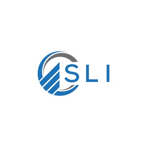 Sli Business Finance Logo Design Sli Flat Accounting Logo Design On