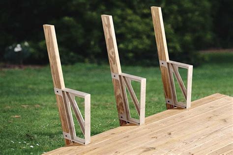 90168mi Dekmate™ Bench Brackets Sand 2x4 Basics® Deck Bench Deck