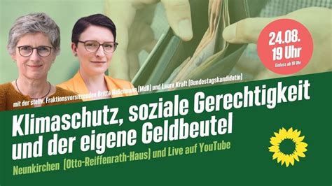 Klimaschutz Soziale Gerechtigkeit Und Der Eigene Geldbeutel Mit