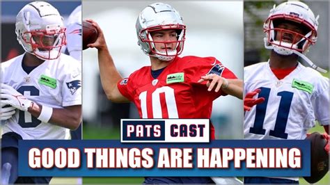 Patriots OTAs Drake Maye Javon Baker Tyquan Thornton Impress