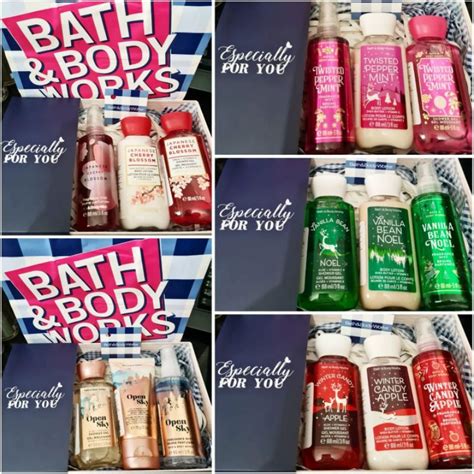 Jual POUCH BATH AND BODY WORKS BBW HAMPERS GIFTSET BATH AND BODY WORKS WITH BOX BBW