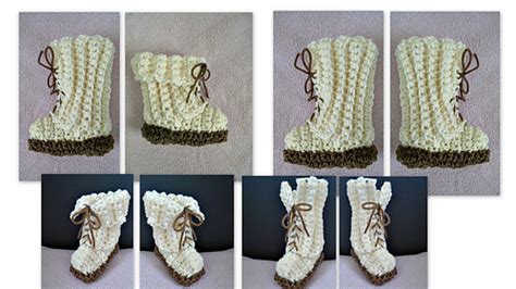 Ravelry 916 Stylish Baby Mukluks Pattern By Emi Harrington