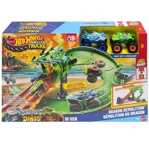 Hot Wheels Monster Trucks Sárkányfutam pályaszett Mattel vásárlás a Játékshopban