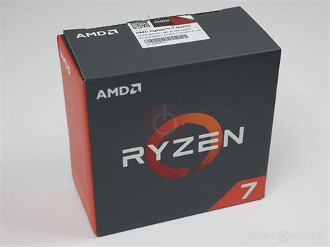 AMD Ryzen 7 1800X Specs | TechPowerUp CPU Database