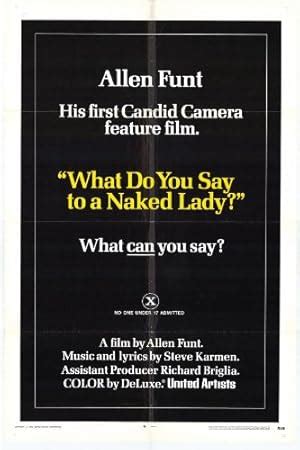 What Do You Say To A Naked Lady Poster Movie C X In Cm X