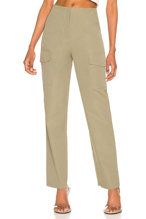 Superdown Kimmy Cargo Pant In Olive Green REVOLVE