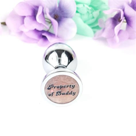 Property Of Daddy Butt Plug Medium Size Butt Plug BDSM Anal Etsy